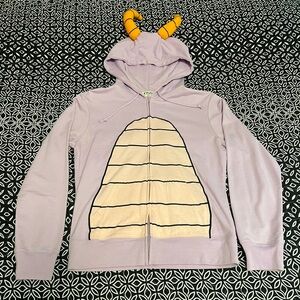 Disney Purple and Cream Hooded Jacket